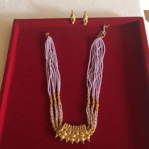 Indian Bollywood wedding party wears jewelry